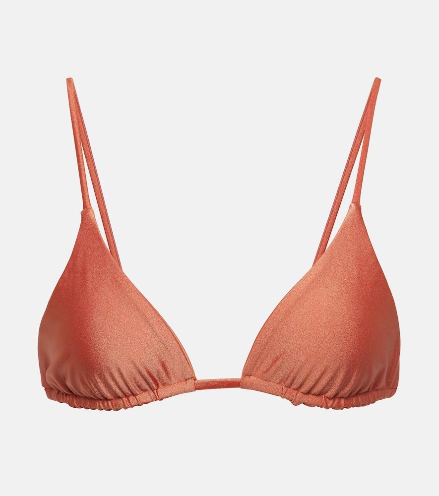 jade swim via triangle bikini top