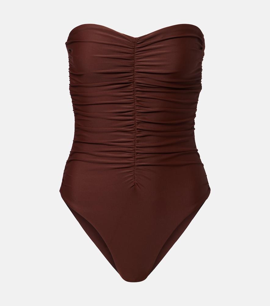 jade swim yara ruched swimsuit