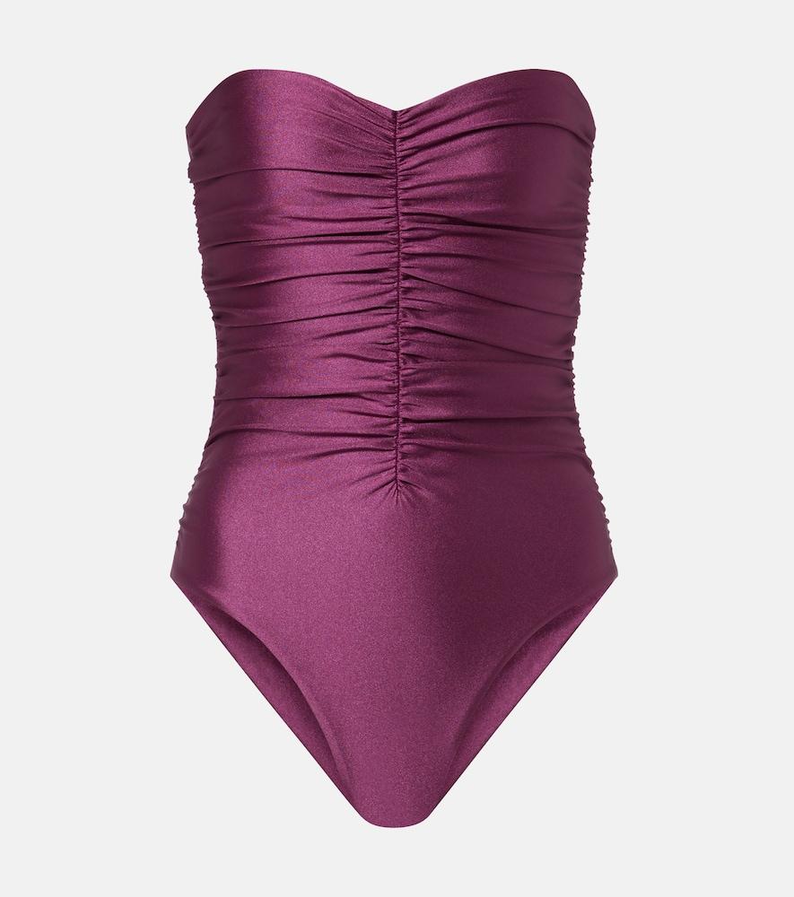 jade swim yara ruched swimsuit
