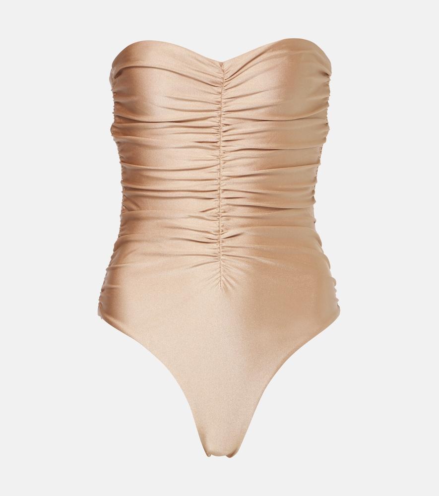 jade swim yara ruched swimsuit