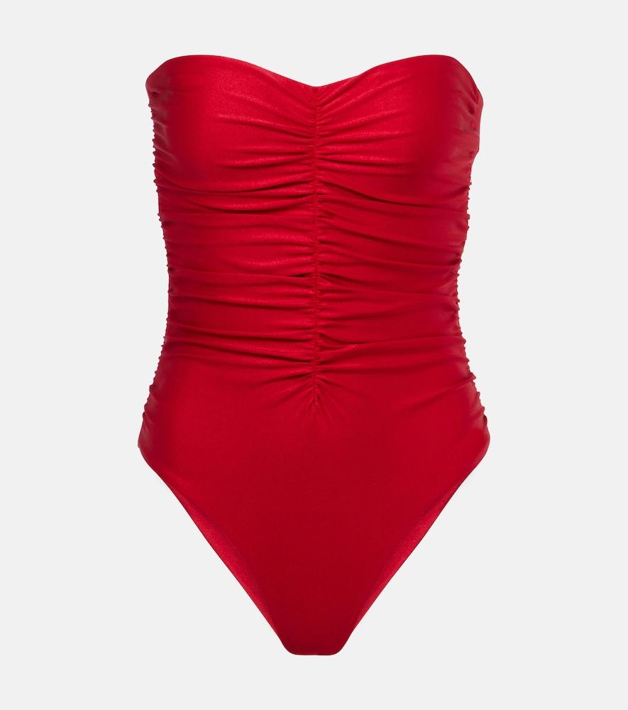 jade swim yara ruched swimsuit