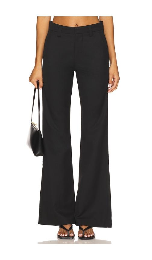 jaded london stacked bootcut suit pant in black. - size 26 (also in 28)