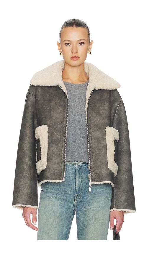 jakke vera jacket in grey. - size l (also in xs, s, m)