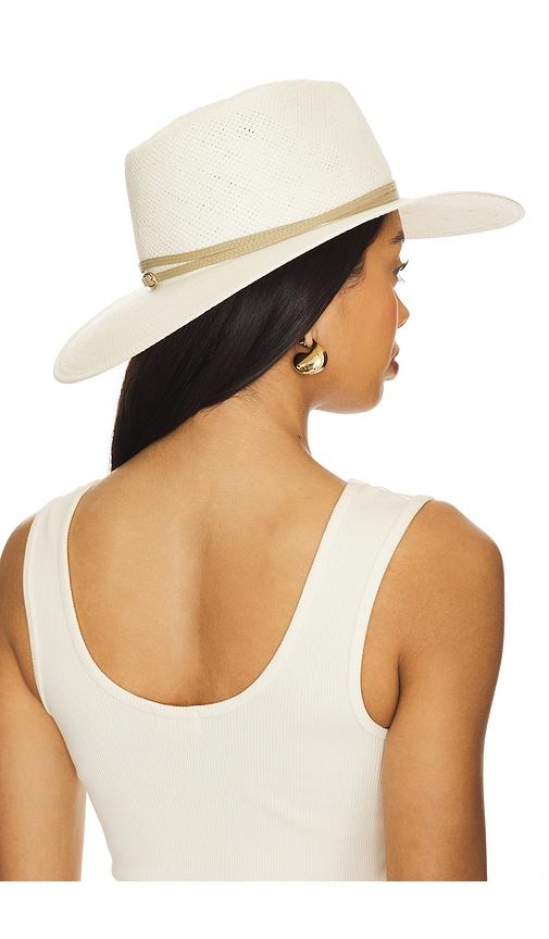 janessa leone jude hat in white. - size l (also in m, s)