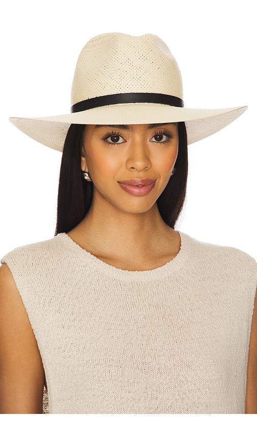 janessa leone lyra hat in neutral. - size l (also in s, m)