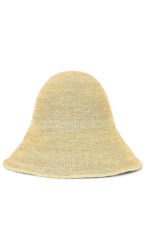 janessa leone teagan hat in neutral. - size l (also in s, m)