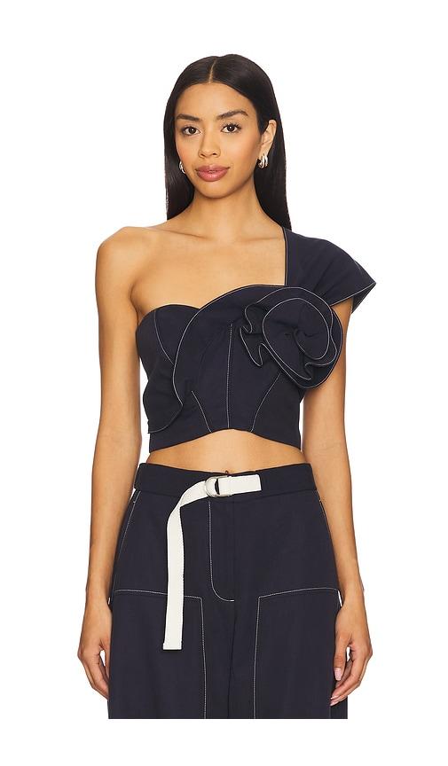 jbq blaire top in navy. - size s (also in xs)