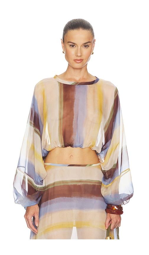 jbq elise top in lemon,chocolate. - size m (also in xs)