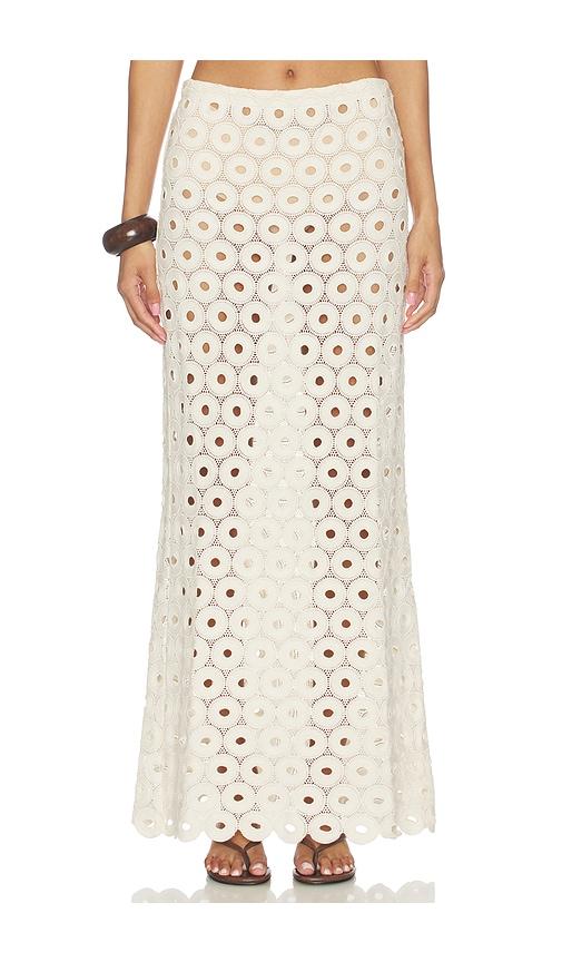 jbq maud skirt in cream. - size l (also in xs, s, m, xl)