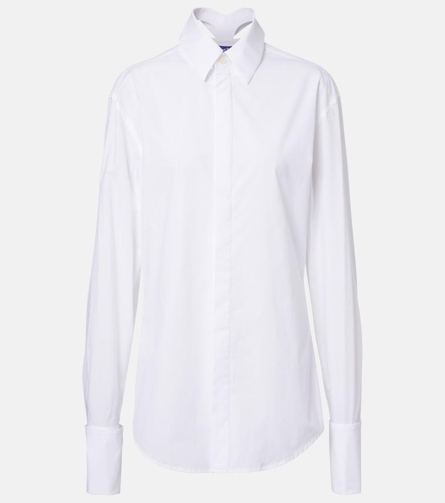 jean paul gaultier cotton poplin shirt