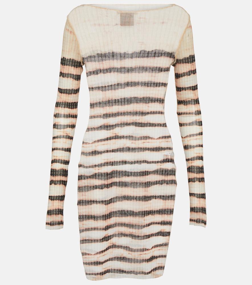 jean paul gaultier x knwls striped minidress