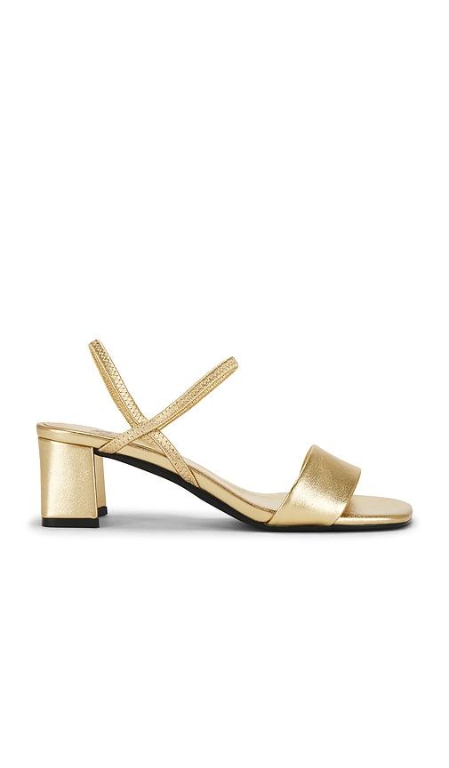 jeffrey campbell adapt sandal in metallic gold. - size 6 (also in 6.5, 7, 8, 8.5, 9)