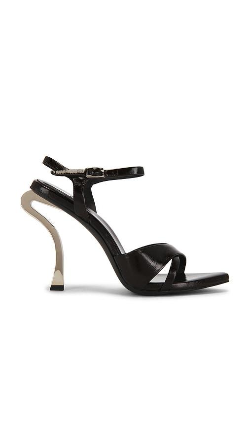 jeffrey campbell alinea sandal in chocolate. - size 10 (also in 6.5, 7, 8)