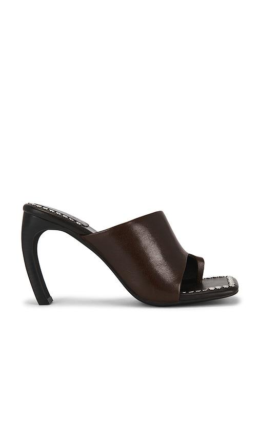 jeffrey campbell alloc strap sandal in brown. - size 7 (also in 8, 9)