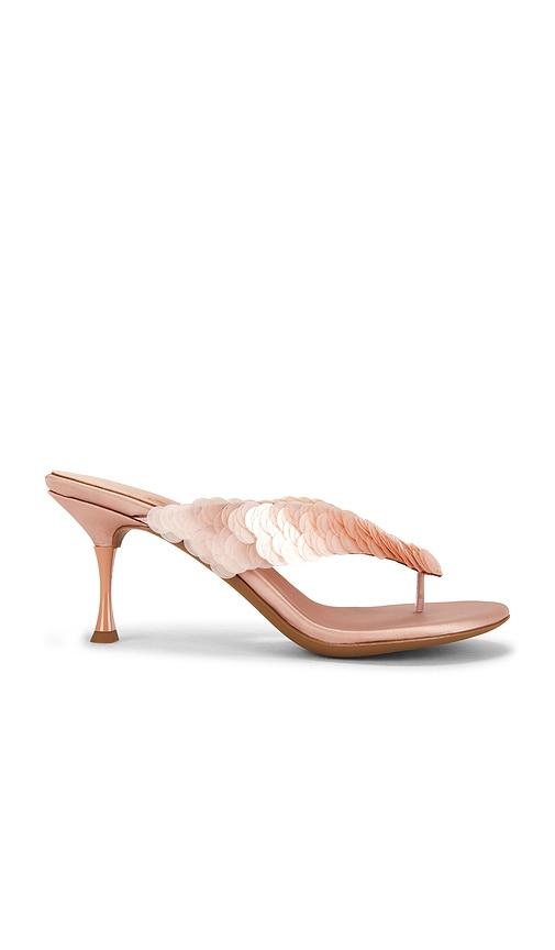 jeffrey campbell bopz sequin sandal in blush. - size 7 (also in 8.5)