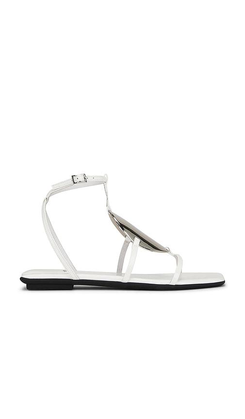 jeffrey campbell calanthe sandals in white. - size 6 (also in 7)