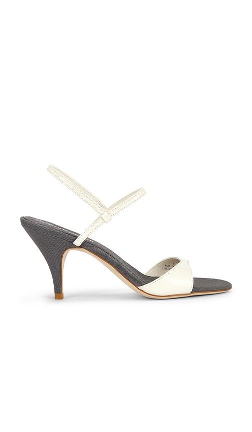 jeffrey campbell calla sandal in cream,grey. - size 10 (also in 6, 8, 8.5, 9, 9.5)