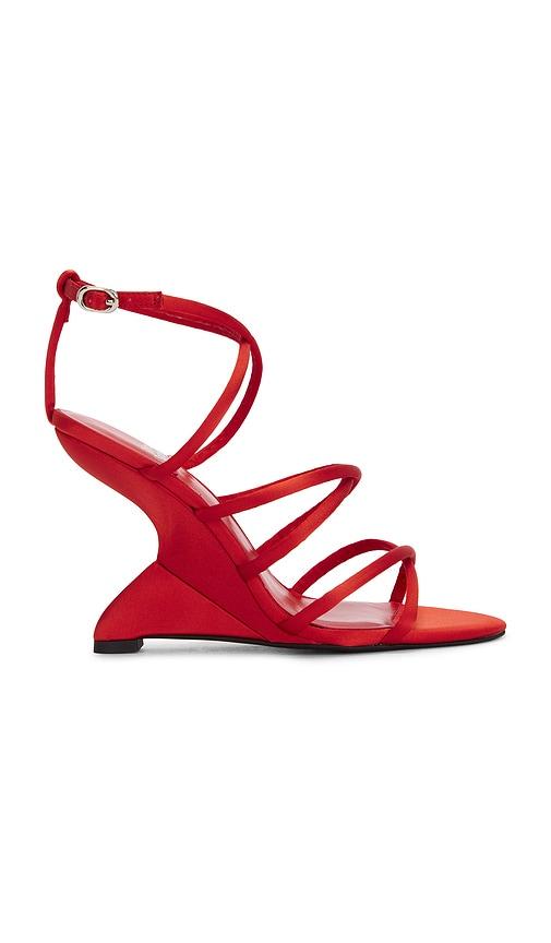 jeffrey campbell celestial sandal in orange. - size 6 (also in 7)