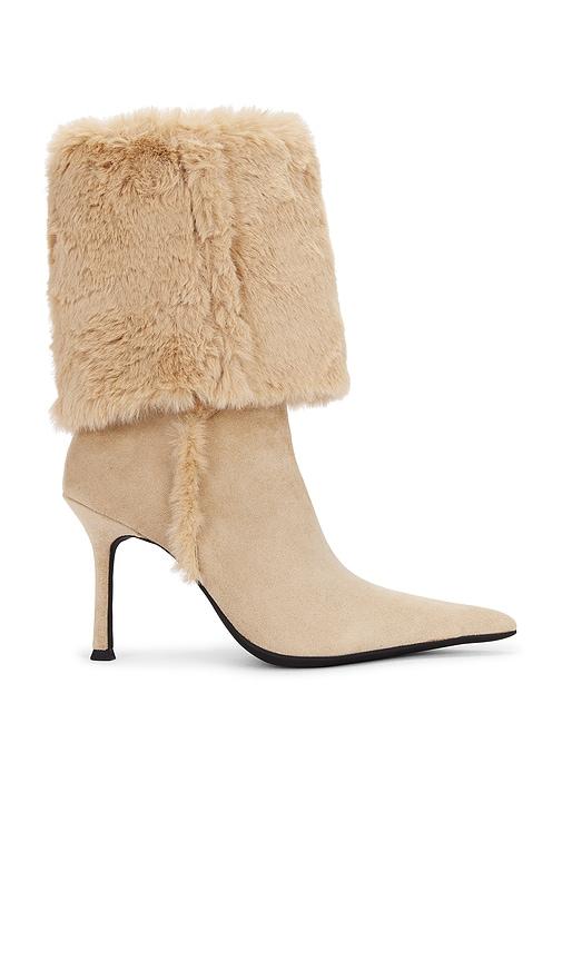jeffrey campbell fennec-f boot in beige. - size 10 (also in 6, 9.5)