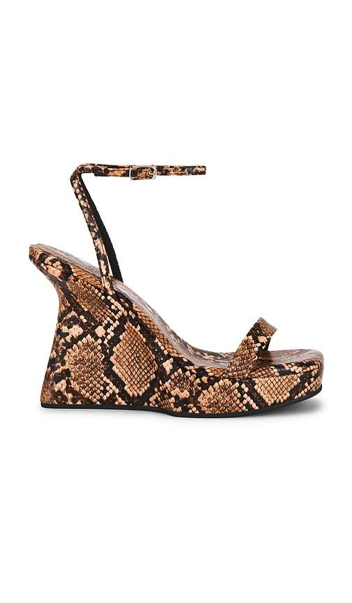 jeffrey campbell flaunting 2 sandal in brown. - size 10 (also in 7, 8, 8.5, 9)