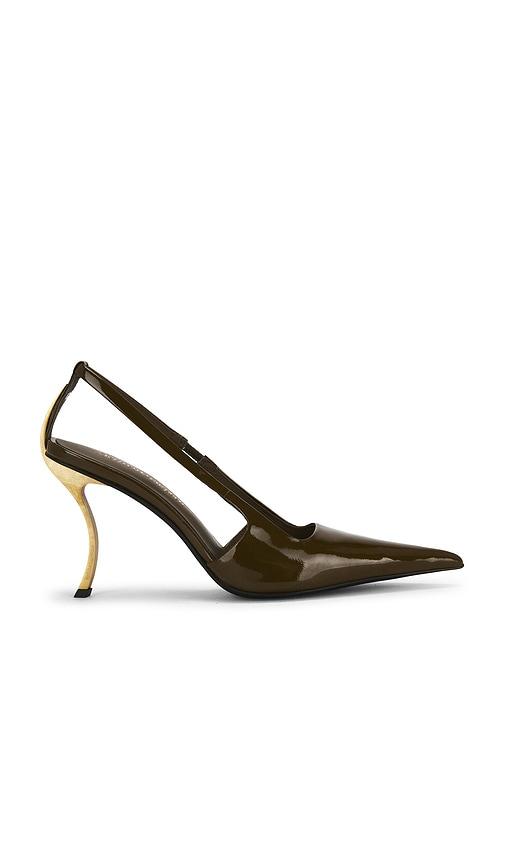 jeffrey campbell folie pump in olive. - size 10 (also in 11, 8, 9.5)
