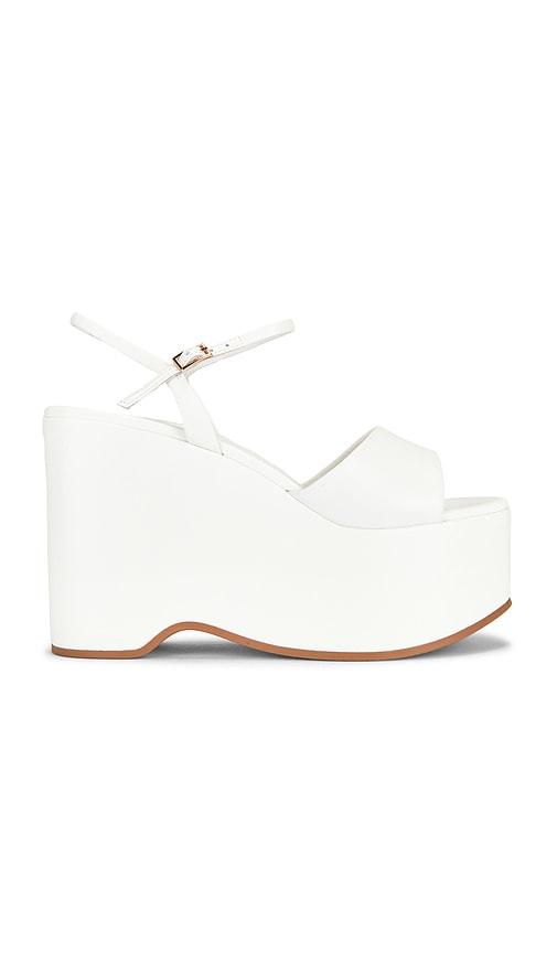 jeffrey campbell funkytown sandal in white. - size 10 (also in 9, 9.5)