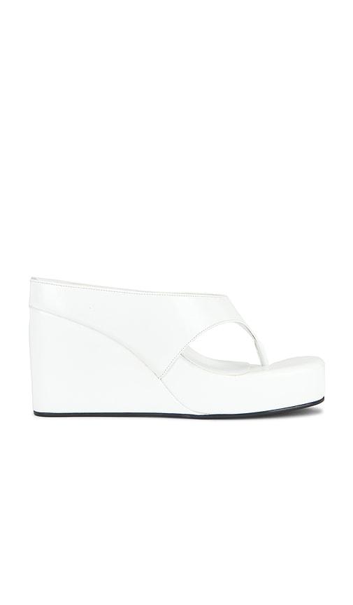 jeffrey campbell go off sandal in white. - size 11 (also in 8, 8.5)