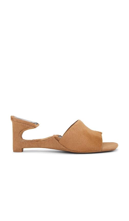jeffrey campbell heels up mules in beige. - size 7 (also in 8)