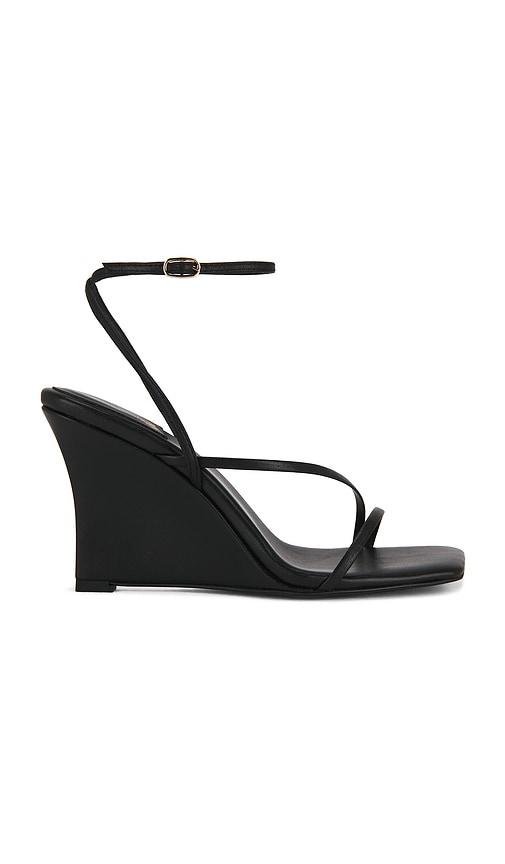 jeffrey campbell highlight wedge sandal in black. - size 7.5 (also in 8, 8.5, 9, 9.5)