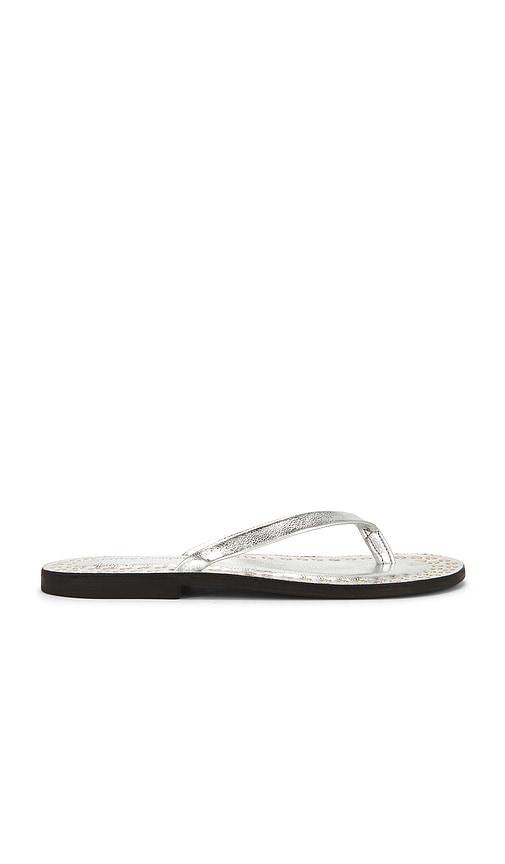 jeffrey campbell katrina strap sandal in metallic silver. - size 10 (also in 6, 7, 8, 9)