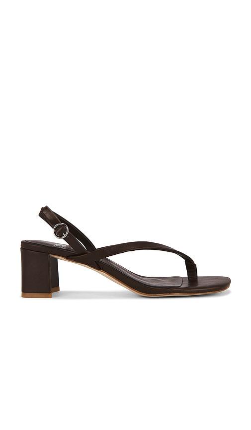 jeffrey campbell kivra sandal in chocolate. - size 10 (also in 7.5, 8, 8.5, 9)