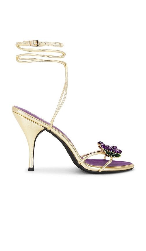 jeffrey campbell kleo sandal in metallic gold. - size 6 (also in 7, 7.5)