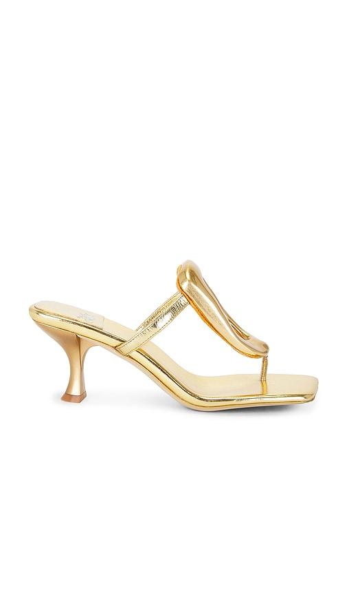 jeffrey campbell linq up 2 sandal in metallic gold. - size 6 (also in 7, 7.5, 8, 8.5)