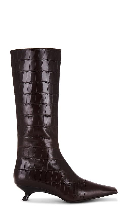 jeffrey campbell nospace-cp boots in brown. - size 6 (also in 7.5)