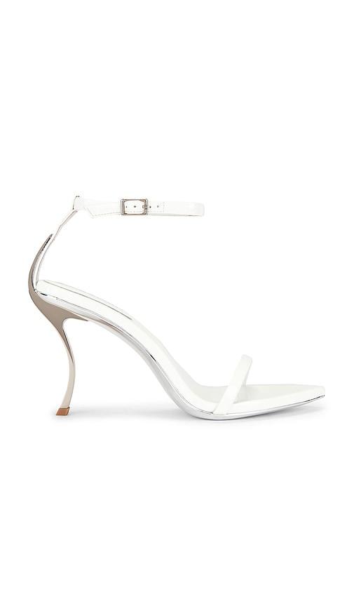 jeffrey campbell obsession sandal in white. - size 6.5 (also in 7, 7.5, 8, 8.5, 9, 9.5)