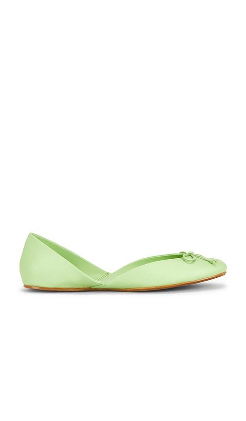 jeffrey campbell perky flat in green. - size 10 (also in 7, 7.5, 8, 9, 9.5)