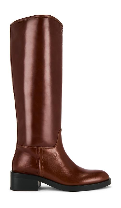 jeffrey campbell reining-2 boot in cognac. - size 5.5 (also in 6.5, 7, 8, 8.5, 9.5)