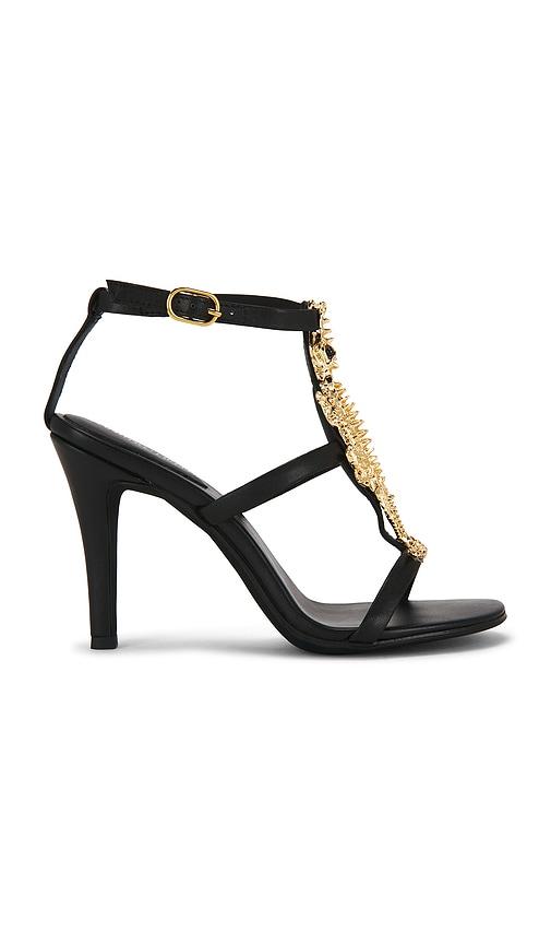 jeffrey campbell reptilia sandal in black. - size 6 (also in 7, 7.5, 8)