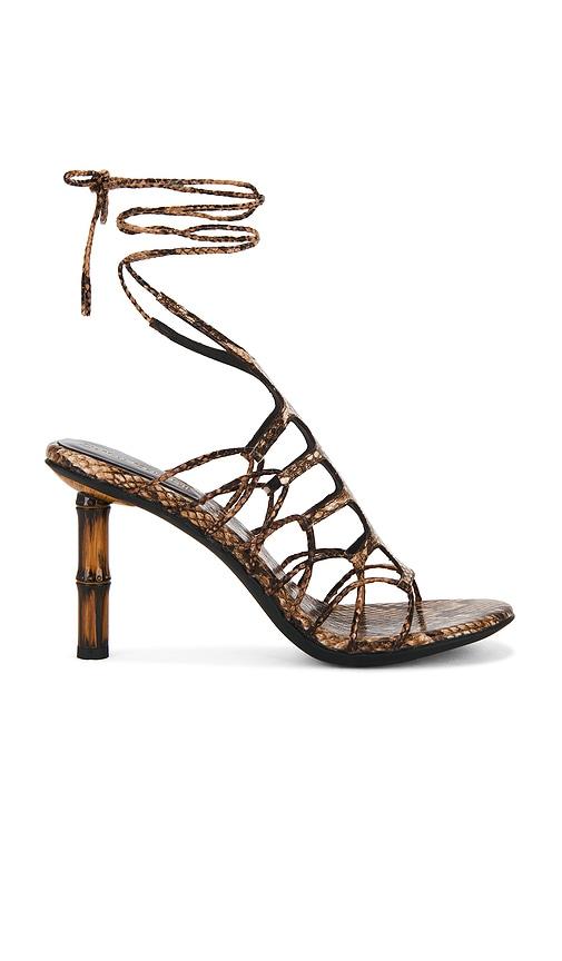 jeffrey campbell scintilla sandal in brown. - size 6 (also in 7)