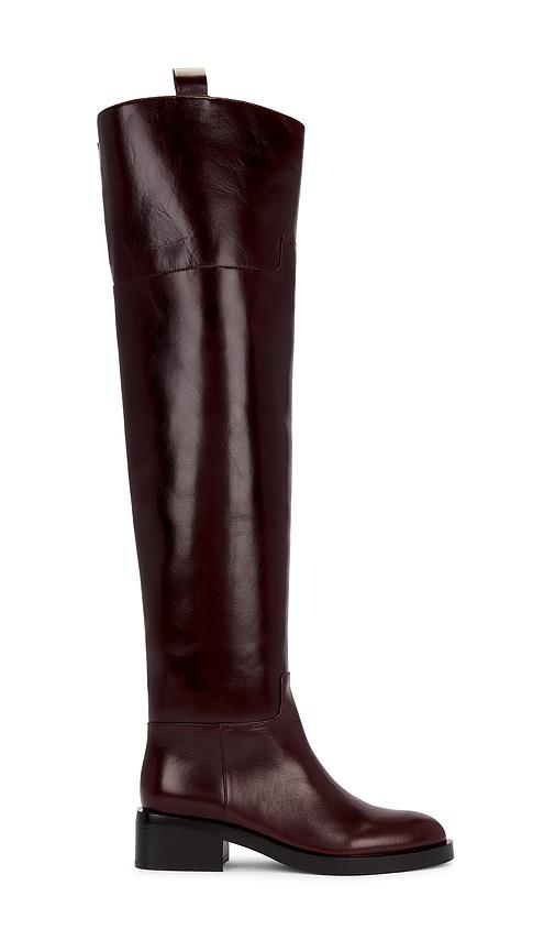 jeffrey campbell shamble boot in wine. - size 6 (also in 6.5)