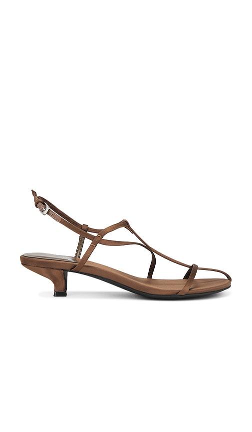 jeffrey campbell trawl-md sandal in chocolate. - size 6.5 (also in 7.5)