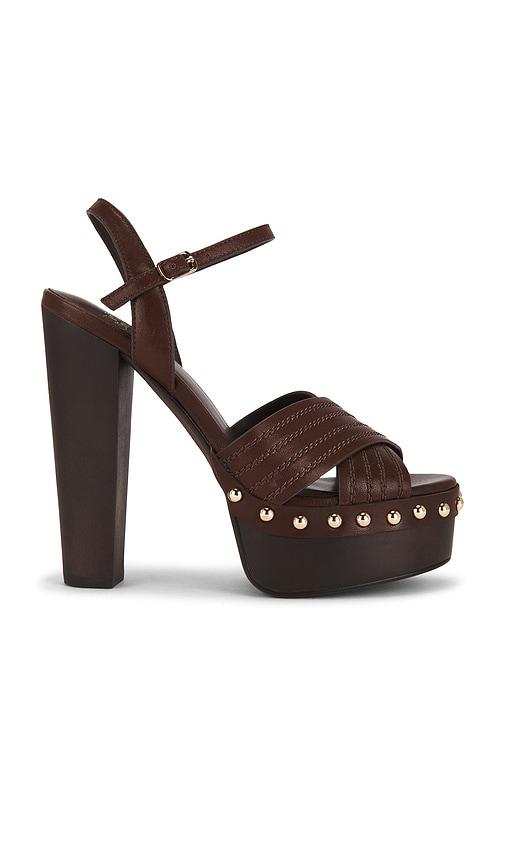 jeffrey campbell vivacia sandal in chocolate. - size 10 (also in 8, 8.5)