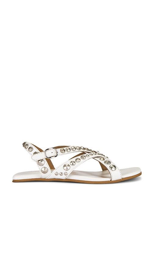 jeffrey campbell xanthe sandals in white. - size 6 (also in 7, 8)
