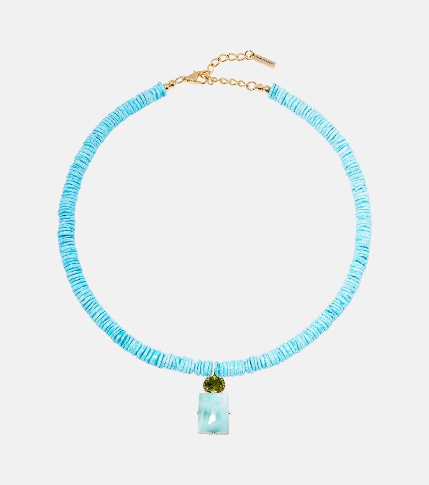 jennifer behr alette beaded pendant necklace