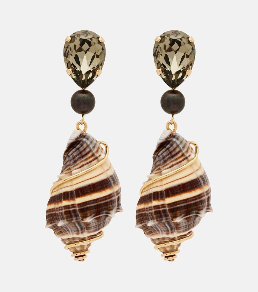 jennifer behr alon crystal-embellished earrings