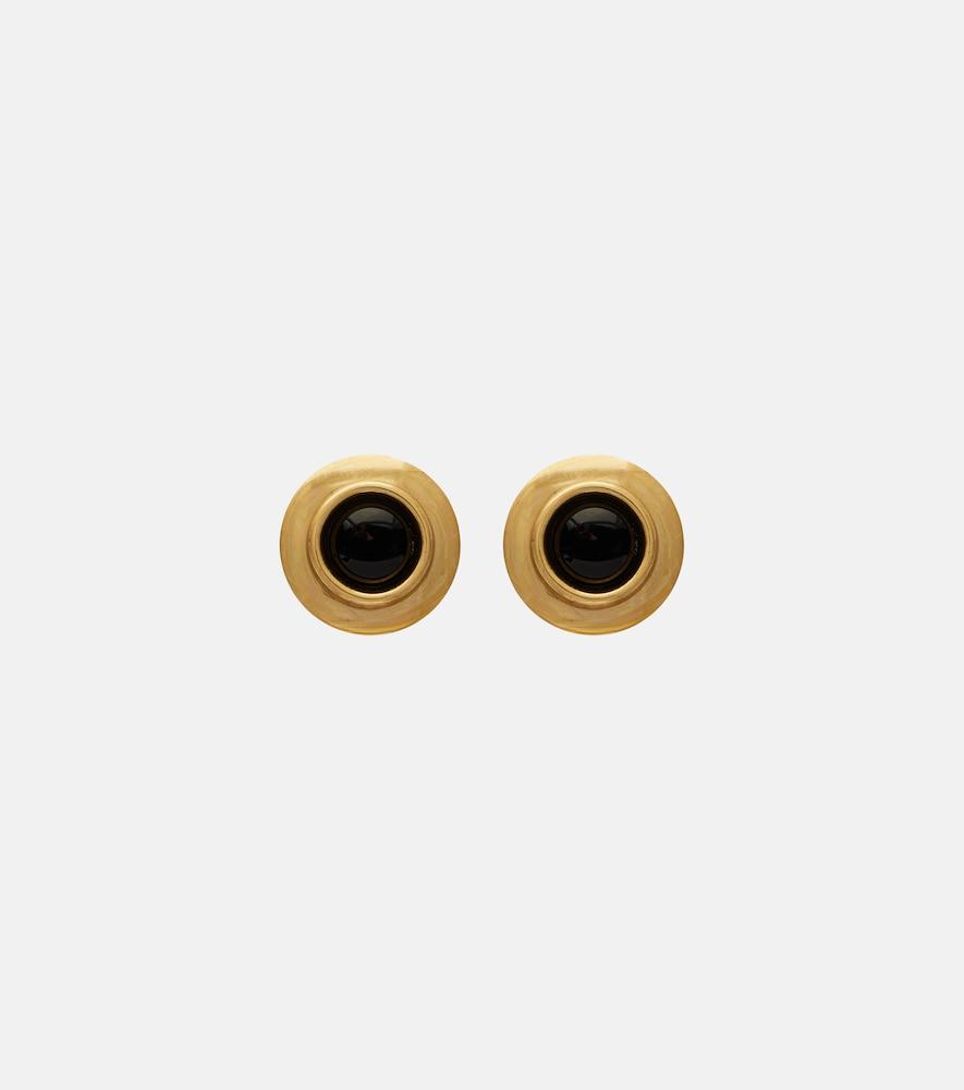 jennifer behr alva gold-plated earrings