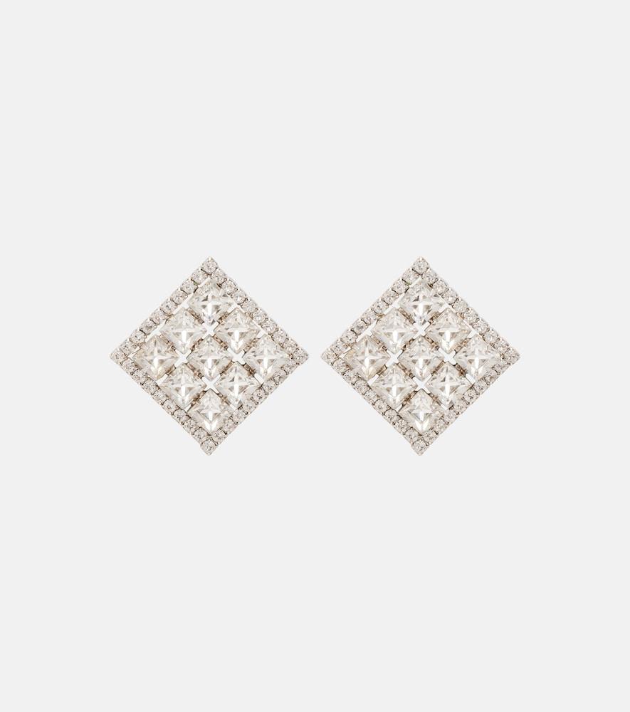 jennifer behr camilla crystal-embellished earrings