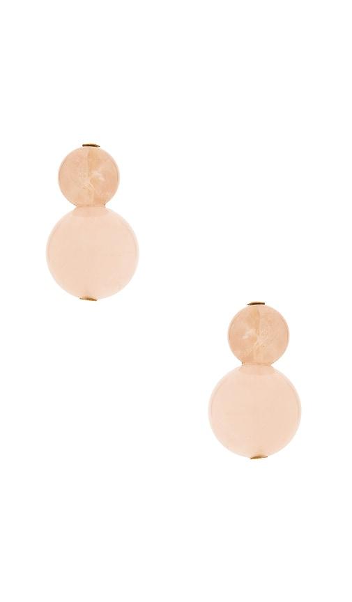jennifer behr cara earrings in rose.