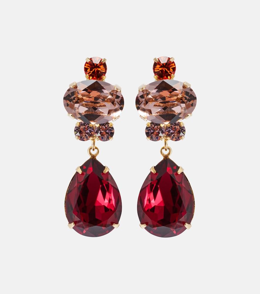 jennifer behr catherine gold-plated drop earrings