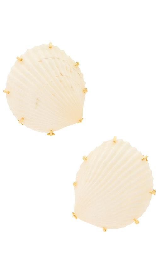 jennifer behr deryn earrings in ivory.